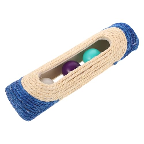 Amosfun Kratzbaum Für Katzen Sisal Katzen-Sound-Scratcher Rollendes Katzenspielzeug Kratzspielzeug Für Katzen Kätzchen Kratzbaum Katzenkratzbrett Haustier Katze Brett Greifen Plastik von Amosfun