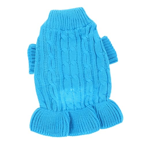 Amosfun Rollkragenpullover Für Hunde Katze Weste Warme Hundekleidung Welpenweste Bequeme Hundekleidung Haustierbedarf Dekoweste Für Hunde Hündchen Acryl Haustierzubehör von Amosfun