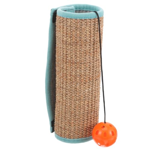 Amosfun Spielzeug Haustierrolle Kratzer Kratzbaum Katzenkratzmatte Aus Sisal Katze Kratzt Katzenkratzlounge Kätzchen Kratzbrett Katze Kratzmatte Karton Schaber Katzenzubehör Lustige Katze von Amosfun