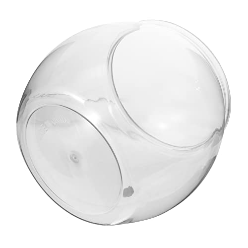 Amosfun Transparentes Aquarium Desktop-fischglas Displayhalter Für Luftpflanzen Terrarium Pflanzentopf -trinkbecher Tischfischbecken Blumenbehälter Klar Plastik Esstisch Panzer von Amosfun