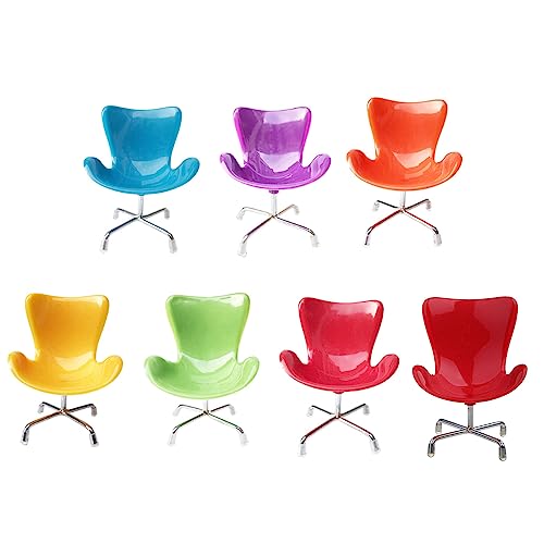 Amsixo Spielzeug Stuhl Sessel Käfig Dekor Zubehör Kleintiere Zubehör Foto Requisiten Zufällige Farbe von Amsixo