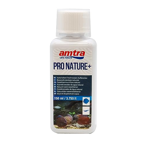 Amtra Pro Nature Plus – Wasseraufbereiter für Süßwasseraquarien, macht Leitungswasser sicher für Fische, entfernt Chlor und Schwermetalle, 150 ml von Amtra