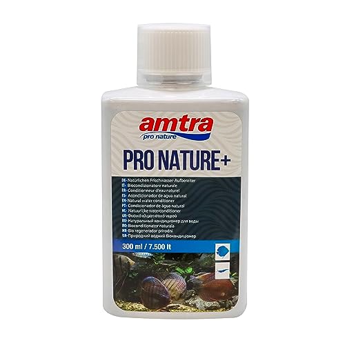 Amtra Pro Nature Plus – Wasseraufbereiter für Süßwasseraquarien, macht Leitungswasser sicher für Fische, entfernt Chlor und Schwermetalle, 300 ml von Amtra