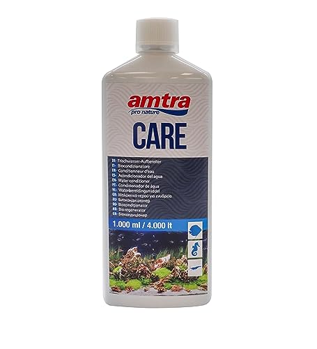 Amtra Care – Biokonditionierer für Süßwasseraquarien, macht Leitungswasser sofort sicher für Fische, beseitigt Chlor und Schwermetalle, 1000 ml von Amtra