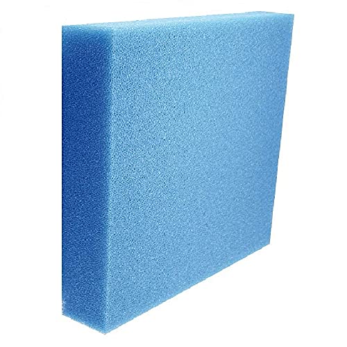 Amtra A3050I25 IE025 Biocell Filterschaum Zuschnitte, L, 50 x 50 x 5 cm, blau von Amtra