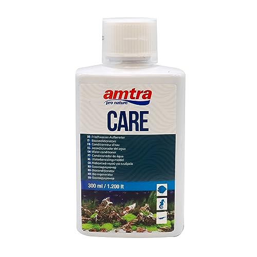 Amtra Care – BioConditioner für Süßwasseraquarien – macht Leitungswasser sofort sicher für Fische – eliminiert Chlor und Schwermetalle – 300 ml von Amtra