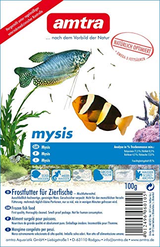 Amtra Mysis Blister 10x100g (1kg) - Fischfutter für Zierfische von Amtra