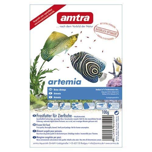 Amtra Artemia Salinenkrebse Blister 10x100g (1kg) für Mittelgroße Fische, Erwachsene, Fischhalter, Aquarianer, 1 kg von Amtra