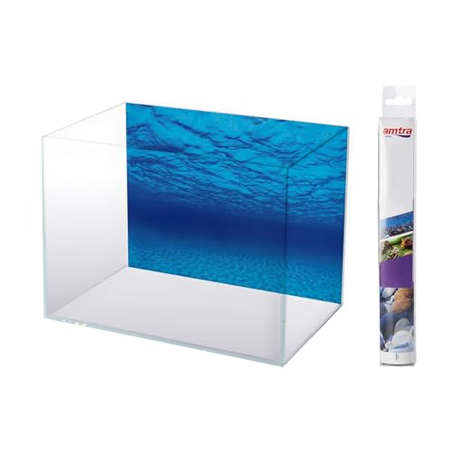 Wave AMTRA Mystic - Aquarium Poster Hintergrund, Aquarium Deko, Deko Poster mit Doppeldruck, Format 45x100cm von Amtra