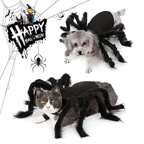 Halloween Haustier Kostüm,Hundekostüm Spinne , Plüsch , Katzen Urlaub Dekoration, Pet Cosplay Party Halloween Special Events für Hunde, von AnNissa