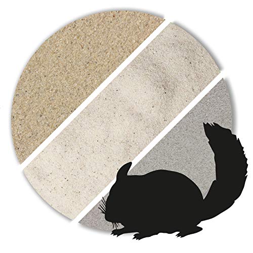 Anbobo 1 kg - 25 kg Chinchillasand Badesand hocherhitzt keimfrei samtweich beige (Probe) von Anbobo