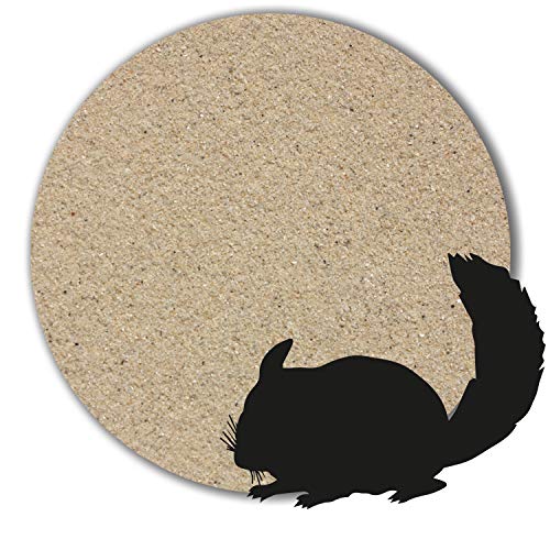 Anbobo 7,5 kg Chinchillasand Badesand hocherhitzt keimfrei samtweich beige (7,5 kg) von Anbobo