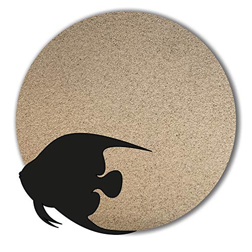 Anbobo Müller GmbH 10 kg beige Aquariumsand Aquariumkies Natur feuergetrocknet und gerundet (0,1-0,3 mm) von Anbobo