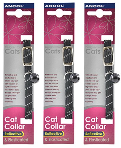 AN COLLAR CAT REFLEC BLK 20-30CM von Ancol