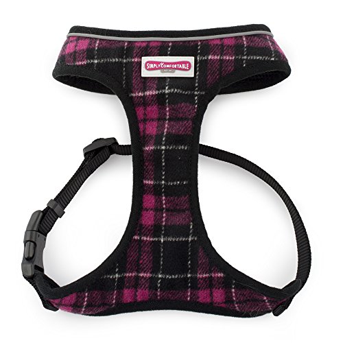 Ancol Comfort Mesh Hundegeschirr, groß, Violett Tartan von Ancol