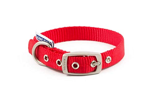 Ancol Heritage Hundehalsband, Nylon, klein, rot von Ancol