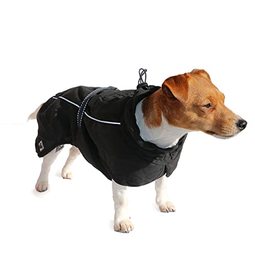 Ancol Hundemantel Extreme Monsoon schwarz 25 cm XS von Ancol