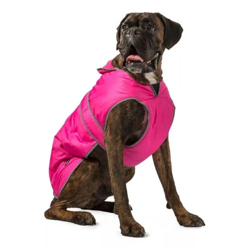 Ancol Muddy Paws Stormguard-Mantel, wetterfest, Rosa, Größe XXL (Länge 70 cm, bis 98 cm Umfang) von Ancol