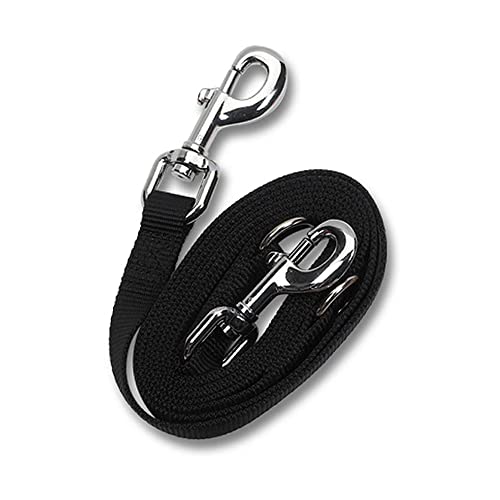 Ancol Nylon Training führen Police Typ, 225 cm x 19 mm, schwarz von Ancol