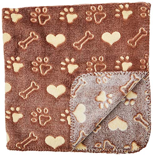 Ancol Sleepy Paws Hund und Katze Comfort Decke, braun von Ancol