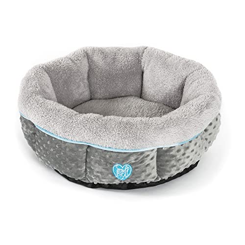 Ancol Small Bite Donut Hundebett, Blau, 50 cm, 0,2 kg von Ancol