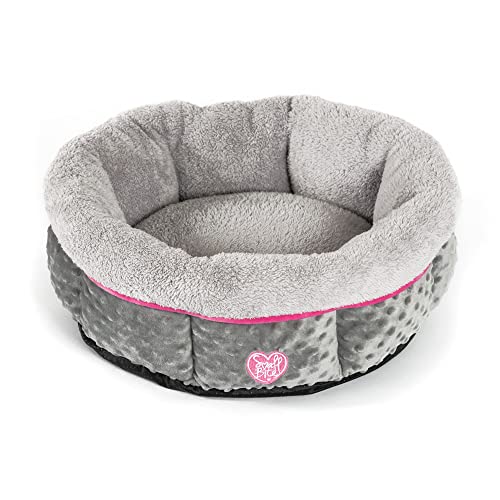 Ancol Small Bite Donut Hundebett, Pink, 50 cm, 0,2 kg von Ancol