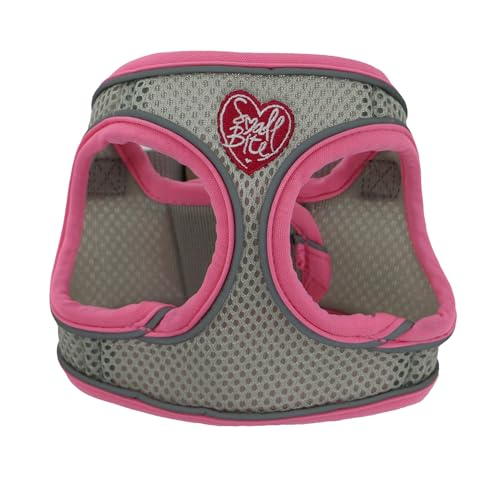 Ancol Small Bite Hundegeschirr, reflektierend, weich, atmungsaktiv, 25 bis 30 cm, Rosa von Ancol