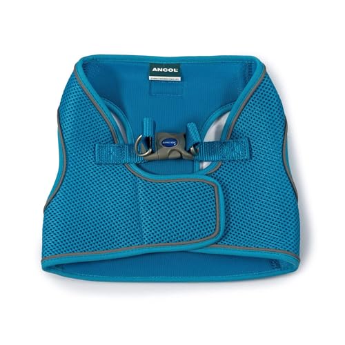 Ancol Viva Step-In Comfort Hundegeschirr, Größe M, für 46–54 cm, Blau von Ancol