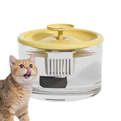 Ancsttu Automatischer Katzenwasserspender, automatischer Wasserspender für Katzen - Pet Water Dispenser Feeder Fountain - Ultra Hund Waterer, Trinkbrunnen große Kapazität für Innenkatzen, Hunde, von Ancsttu