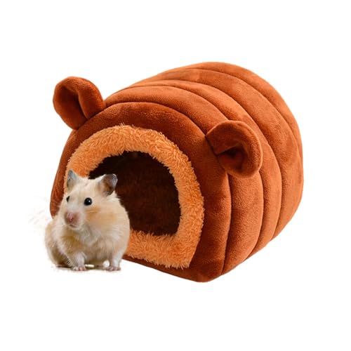 Ancsttu Hamster Winter Warmes Haus Bett - Hamsterhaus Schlafbett Nest - Weiches Hamsterbett Chinchilla Haus für Frettchen Papageien Igel Rennmäuse Hamster von Ancsttu