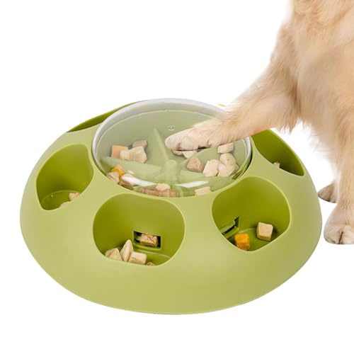 Ancsttu Interaktives Enrichment-Spielzeug, Leckerli-Puzzle für Hunde, Slow Feeder | Treat Dog Slow Feeder Puzzlespielzeug | Training Mental Stimulation Anreicherungsspielzeug Gehirnfutterspender für von Ancsttu