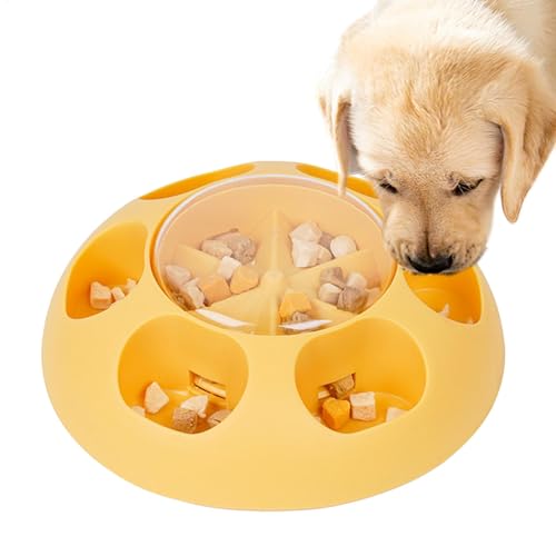 Ancsttu Interaktives Slow Feeder-Spielzeug,Puzzle Slow Feeder-Spielzeug | Interaktives Puzzle-Spielzeug, Slow Feeder für Leckerli für Hunde,Training Mental Stimulation Anreicherungsspielzeug von Ancsttu