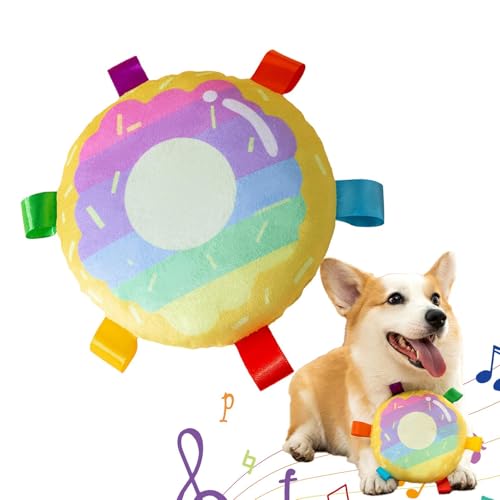 Ancsttu Kauspielzeug für Hunde, Haustier-Plüschspielzeug mit Klang, Pet Toys Quietschendes Plüschspielzeug mit Sound, Form, quietschendes Kauspielzeug für Hunde, Plüsch-Hundespielzeug für von Ancsttu