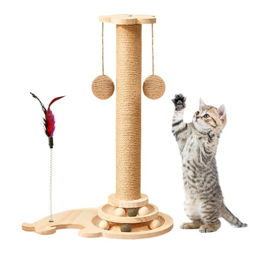 Ancsttu Kratzbaum für Katzen, multifunktionales Kätzchen-Puzzle-Spielzeug, multifunktionales Haustier-Teaser-Spielzeug für körperliche Bewegung, 4-in-1-Kätzchen-Kratzbaum Ancsttu Kratzbaum für Katzen, multifunktionales Kätzchen-Puzzle-Spielzeug, multifunktionales Haustier-Teaser-Spielzeug für körperliche Bewegung, 4-in-1-Kätzchen-Kratzbaum von Ancsttu