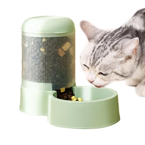 Ancsttu Pet Feeder Automatic, automatische Feeder für Katze - Auto Food Feeder große Kapazität Fütterung Katzenspender,Waschbare Hundschale abnehmbar Haustier Wasserer für Mahlzeiten und Zuhause von Ancsttu