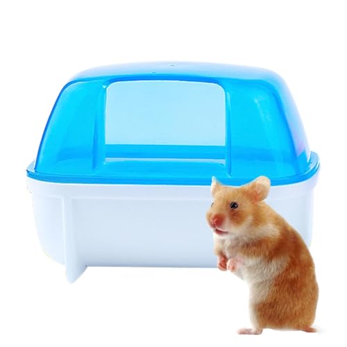 Ancsttu Sandbad für Hamster – Kleines Chinchilla-Staubbadhaus – Abnehmbares Hamsterbad Hamstertoilette Stabile Hamster-Badewanne Toilette für Zwerghamster//Chinchilla von Ancsttu