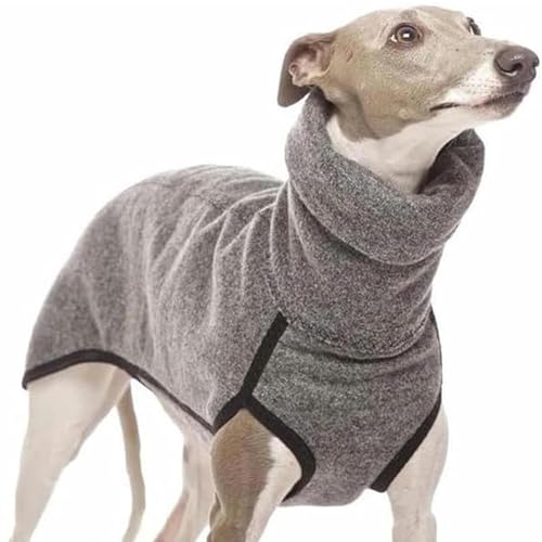 Whippet-Pullover, Windhunde, Fleecepullover, warmer Whippet-Pullover, Mantel, Windhunde, Rollkragen-Shirt, praktisch für Übung, warmes Sweatshirt für kleine, mittelgroße und große Hunde von Ancsttu