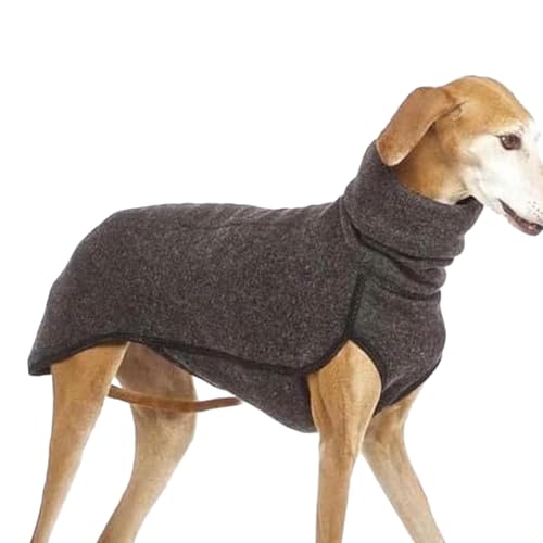 Whippet-Pullover, Windhunde, Fleecepullover, warmer Whippet-Pullover, Mantel, Windhunde, Rollkragen-Shirt, praktisch für Übung, warmes Sweatshirt für kleine, mittelgroße und große Hunde von Ancsttu