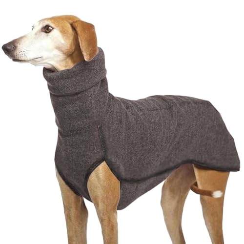 Whippet-Pullover, Windhunde, Fleecepullover, warmer Whippet-Pullover, Mantel, Windhunde, Rollkragen-Shirt, praktisch für Übung, warmes Sweatshirt für kleine, mittelgroße und große Hunde von Ancsttu