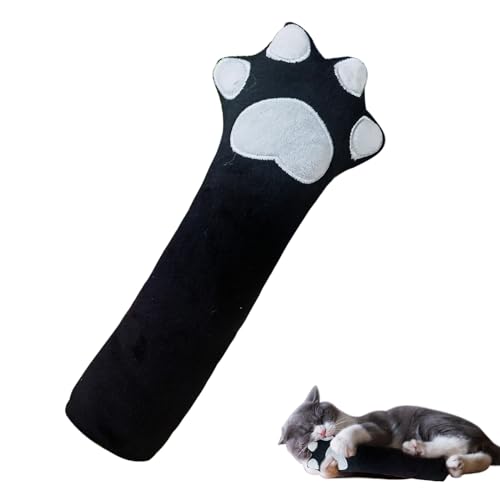 Andiker Katzenspielzeug für Indoor-Katzen, 28,5 cm Plüsch-Katzenminze-Spielzeug mit Knisterpapier im Inneren, flauschiges interaktives Katzenspielzeug 1 Sisalkratzer zum Beißen, Kauen, Kratzen und von Andiker