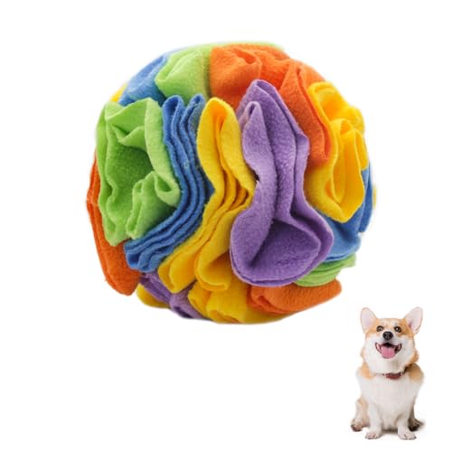 Andiker Schnüffelball für Hunde, interaktives Hundespielzeug, Ball, Gehirnstimulierendes Puzzle-Spielzeug für Hunde, Anreicherung, Spiel, Fütterungsmatte, langsames Füttern, Stressabbau-Spielzeug von Andiker