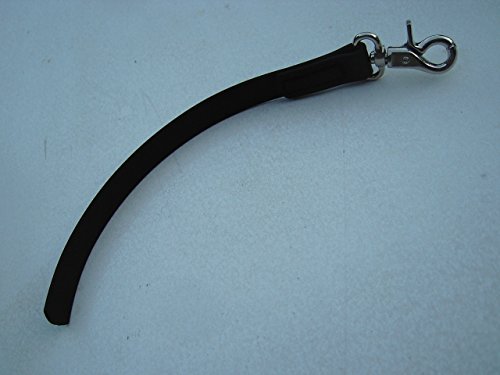 Angel for Pets MJH BioThane Kurzführer 30cm lang mit Snapkarabiner versch. Breiten u. Farben (13mm, schwarz) von Angel for Pets