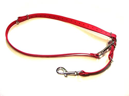 MJH Böttcher Geschirr Mini Beta BioThane 13mm breit (rot) von Angel for Pets