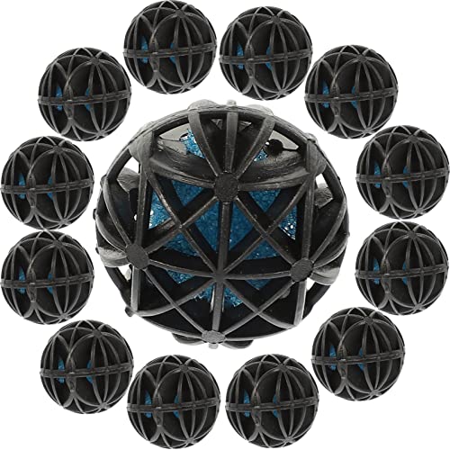 Angoily 1 Filtermaterial für Aquarien Pool filtert Sand Kugelfilter für Aquarien Sieb Bio-Kugeln Aquarienfilter praktische Sandfilter Haupt Aquarium Schwarze Algen Bio-Ball Filterkugel PVC von Angoily