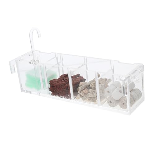 Angoily Wasseraufbereitungs-Aquarium-tropfbox Acryl-Box für Die Sauerstoffanreicherung Filtration und Pumpen Von Aquarien von Angoily