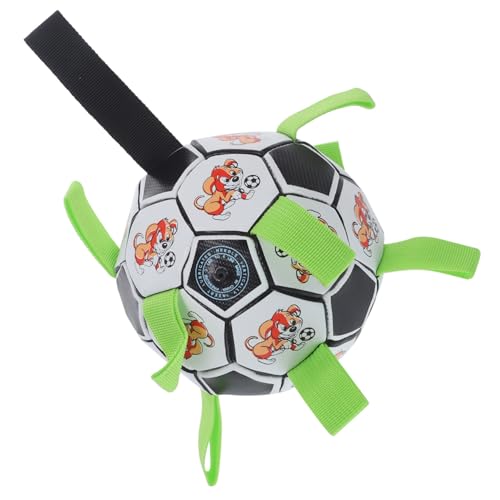 Angoily 1 Satz Hunde Spielen Fußball Spielzeuge Spielzeug Für Draußen Spielzeug Für Welpen Spielzeug Für Haustiere Fußball Ball Fußbälle Fußball-haustierspielzeug Pu Hündchen von Angoily