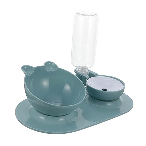 Angoily Katze 1 Satz Katzennapf trinkbrunnen fã¼r Katzen für Katzen trinkbrunnen cat Bowl katzenschälchen Haustier Wasserspender Hundenapf Wasserflasche Katzenfutter Sockel: Kunststoff von Angoily