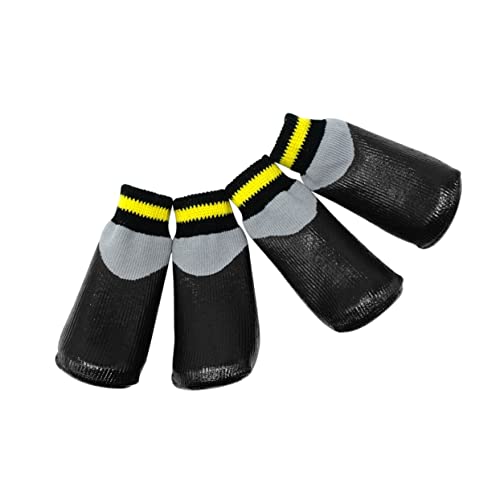 Angoily Hundeschuhe Booties Socken Regen Schnee Welpen Schuhe Größe 5 von Angoily