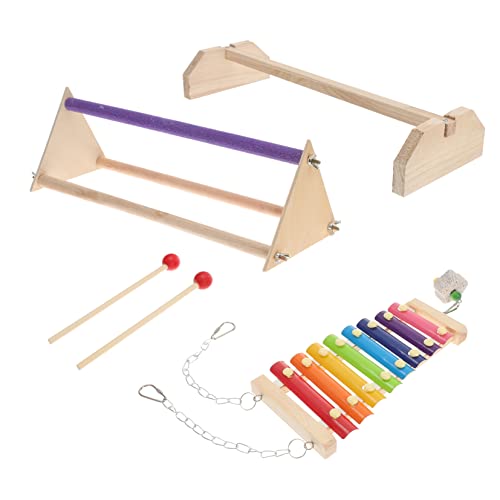 Angoily Mossy Chicken Roosting Stand Swing 1 Set Holz Vogel Sitzstange und Xylophon Spielzeug Angoily Mossy Chicken Roosting Stand Swing 1 Set Holz Vogel Sitzstange und Xylophon Spielzeug von Angoily