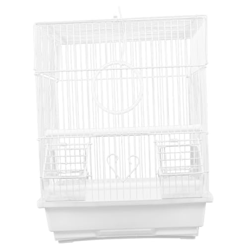 Angoily 1 Satz Vogelkäfig Vogelnest aus Kunststoff Vintage Kerzenhalter Birdcage Bird cage Tragbarer Reisekäfig für Vögel Conure-Käfig Schmiedeeisen Papageienkäfig Reisen von Angoily